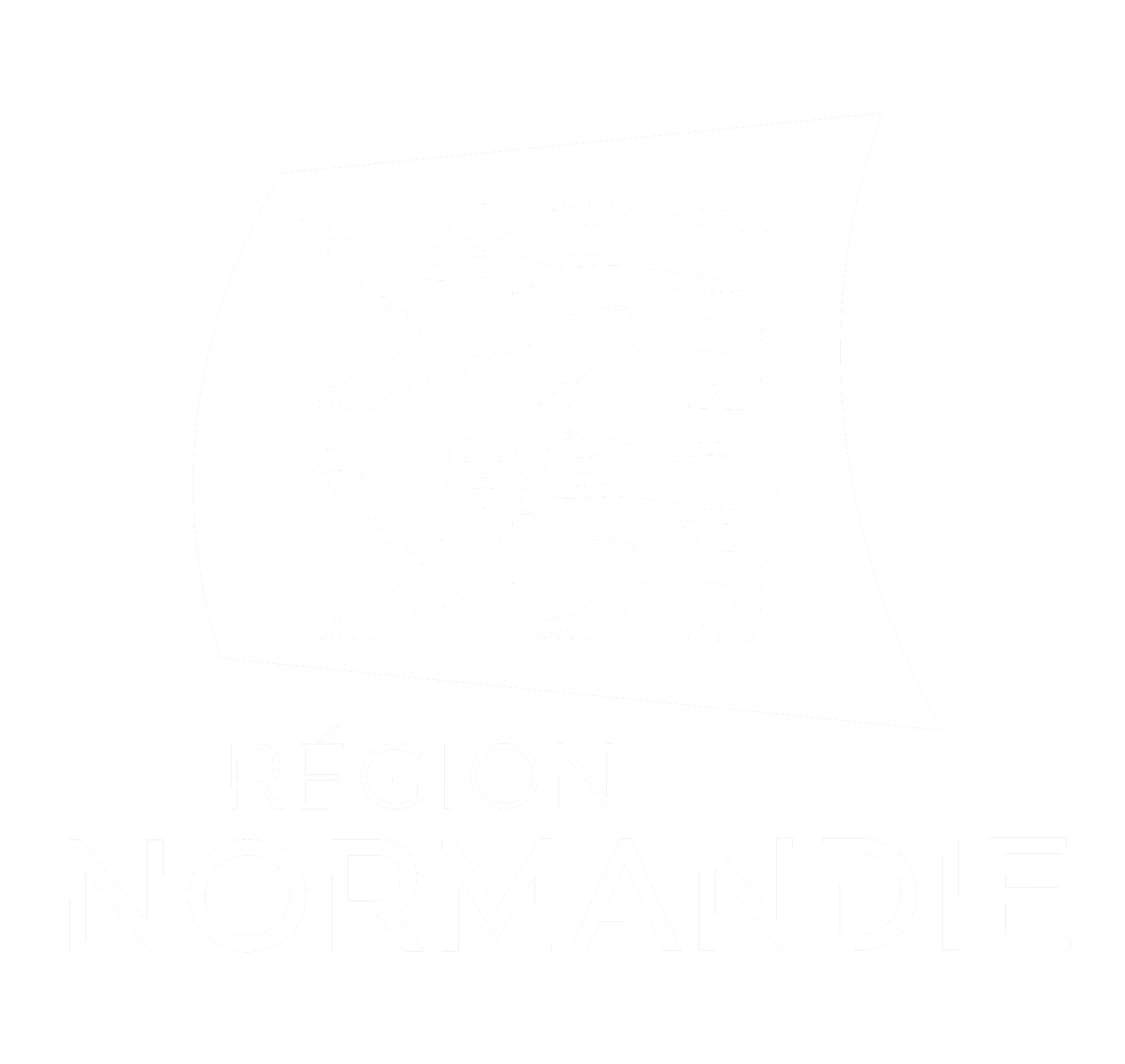 Logo normandie blanc